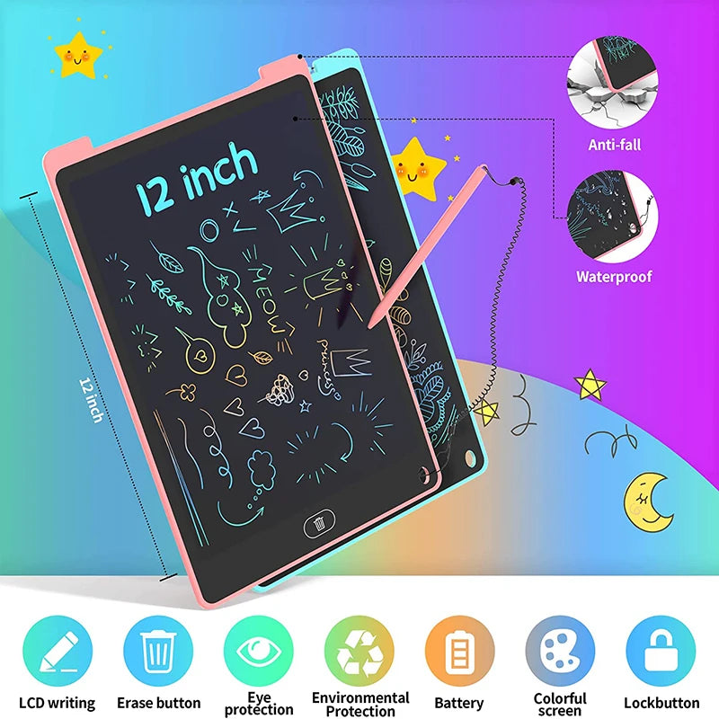 8.5/ 12 inch Writing Board Drawing Tablet LCD Screen Writing Digital Graphic Tablets Electronic Handwriting Pad Toys Gifts Child