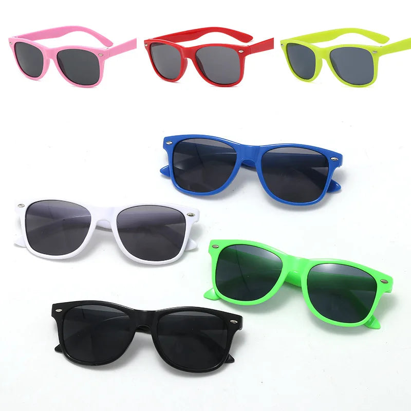 2023 Fashion Brand Kids Sunglasses Child Black Sun Glasses Anti-uv Baby Sun-shading Eyeglasses Girl Boy Sunglass