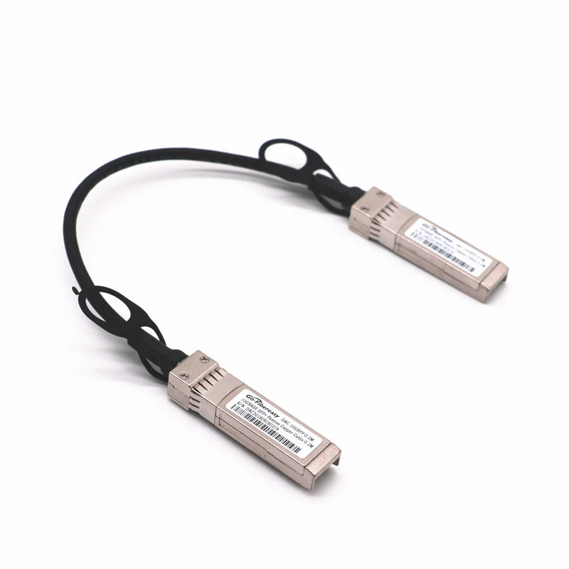 Кабель SFP DAC 20 см, 3 м, 10 м 10Gb SFP+ пассивный твинаксиальный кабель DAC совместимый с Cisco, Ubiquiti, Mikrotik, Netgear, HW волоконно-оптическое оборудование