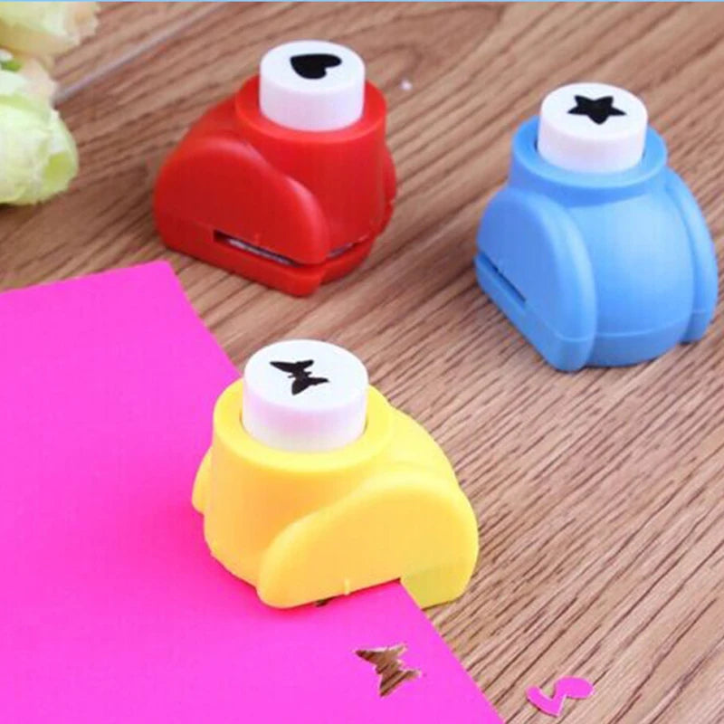 Mini Scrapbook Punches Handmade Cutter Card Craft Calico Printing DIY Flower Paper Craft Punch Hole Puncher Shape