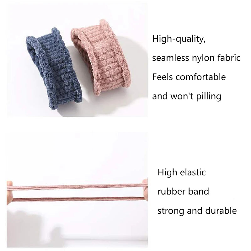 10PCS Women Girls Simple Basic Elastic Hair Bands Ties Scrunchie Ponytail Holder Rubber Bands Fashion Headband Hair Accessories