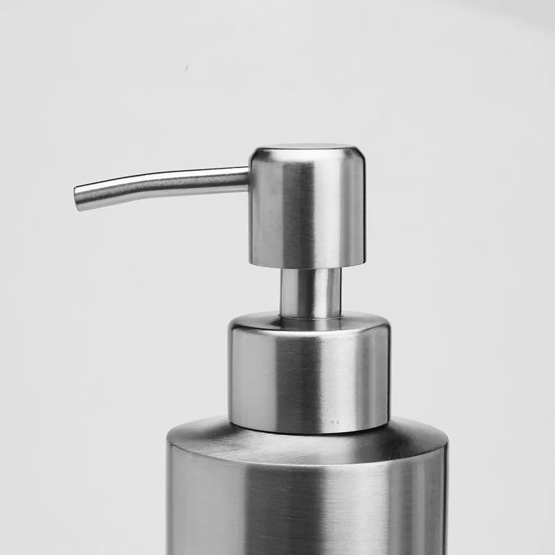 Liquid soap dispenser bottle gel bottle 304 stainless steel Lotion Pump Hand Soap Kitchen Bathroom Dispenser 250ml/350ml/550ml