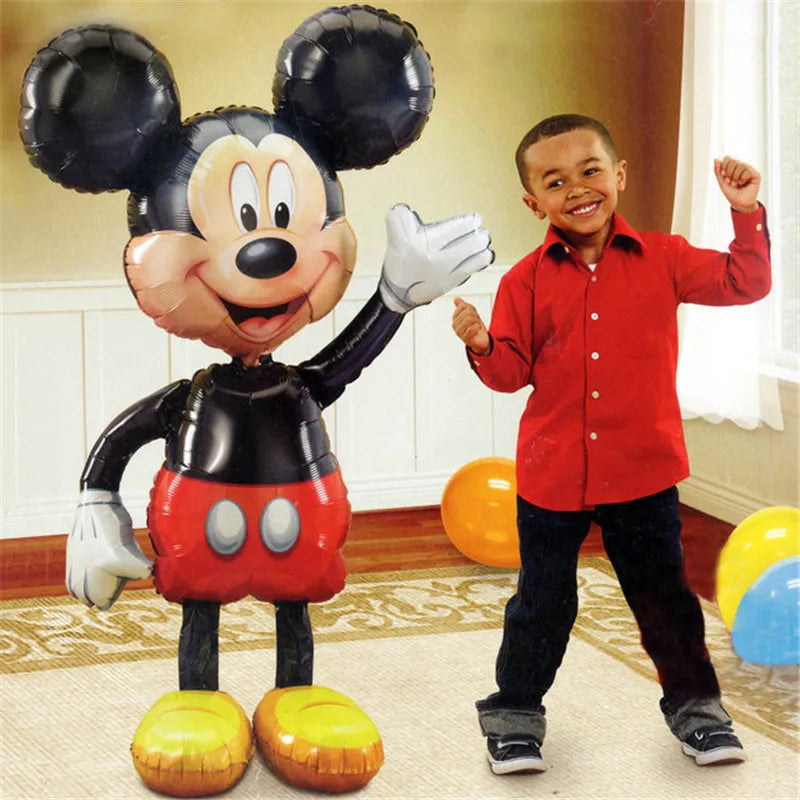 Giant Mickey Minnie Mouse Balloons Disney Cartoon Foil Balloon Baby Shower Birthday Party Decorations Kids Classic Toys Air Gift