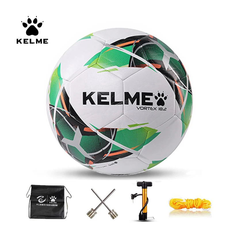 Футбольный мяч KELME Professional TPU Размер 3 Размер 4 Размер 5 Красный Зеленый Гол Командные тренировочные мячи Машинное шитье 9886130