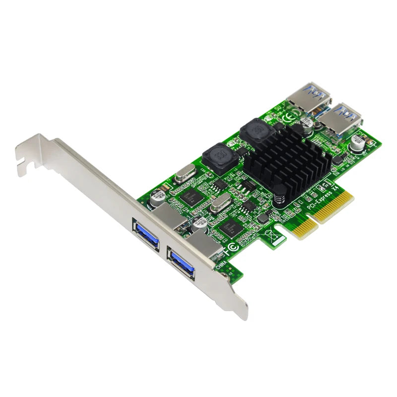 BTBcoin Дополнительные платы PCIE USB 3.0 Карта PCI-E/PCI Express USB 3.0 Контроллер с 5.25 USB 3.0 Передняя панель ПК Компьютерные компоненты