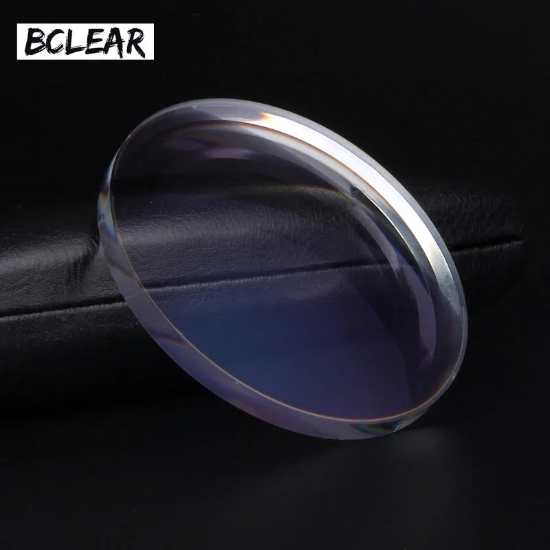 BCLEAR 1.61 مؤشر الراتنج العدسات البصرية عدسة UV400 طلاء عاكس عدسة النظارات البصرية النظارات لقصر النظر قصيرة البصر