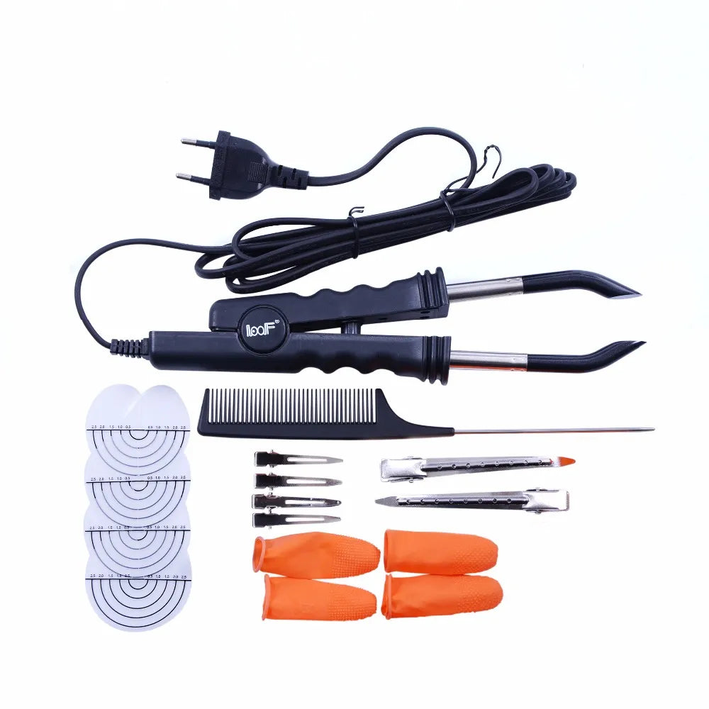 Professional Constant Heat FLAT PLATE Fusion Hair Extension Keratin Bonding Salon Tool Heat Iron Wand