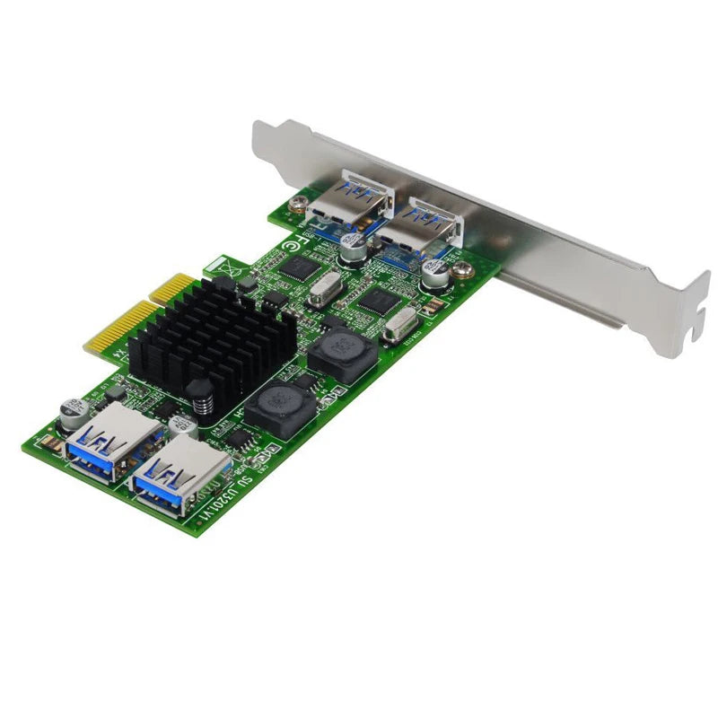 BTBcoin Add On Cards PCIE USB 3.0 Card PCI-E/PCI Express USB 3.0 Controller with 5.25 USB 3.0 Front Panel PC Computer Components