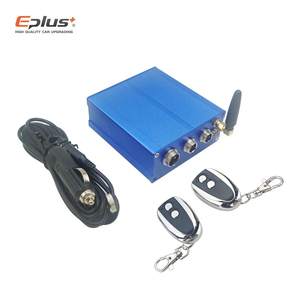 EPLUS Car Exhaust Pipe Electronic Valve Kit Universal Multi-angle Mode 51 63 76MM Controller Device Remote Kit Controller Switch