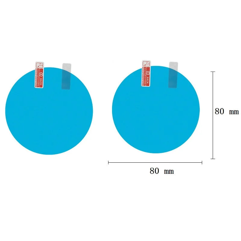 2 قطعة مرآة الرؤية الخلفية للسيارة واقية من المطر مضادة للغشاء ملصق سيارة ملحقات حماية السيارة