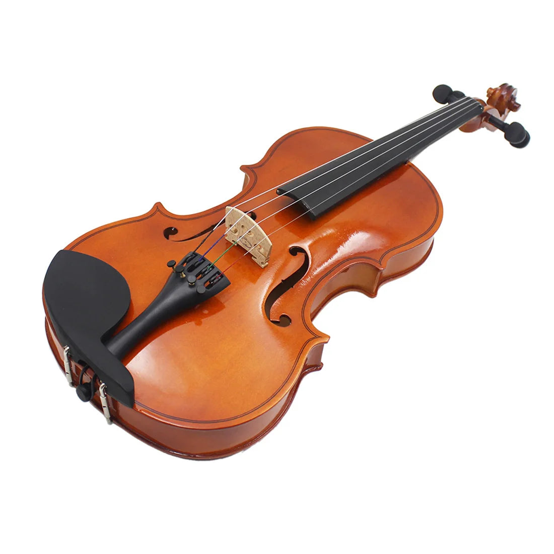 4/4 3/4 1/2 1/8 Acoustic Violin Color Natural / Black Fiddle For Violin Beginner With Case & Bow & Rosin