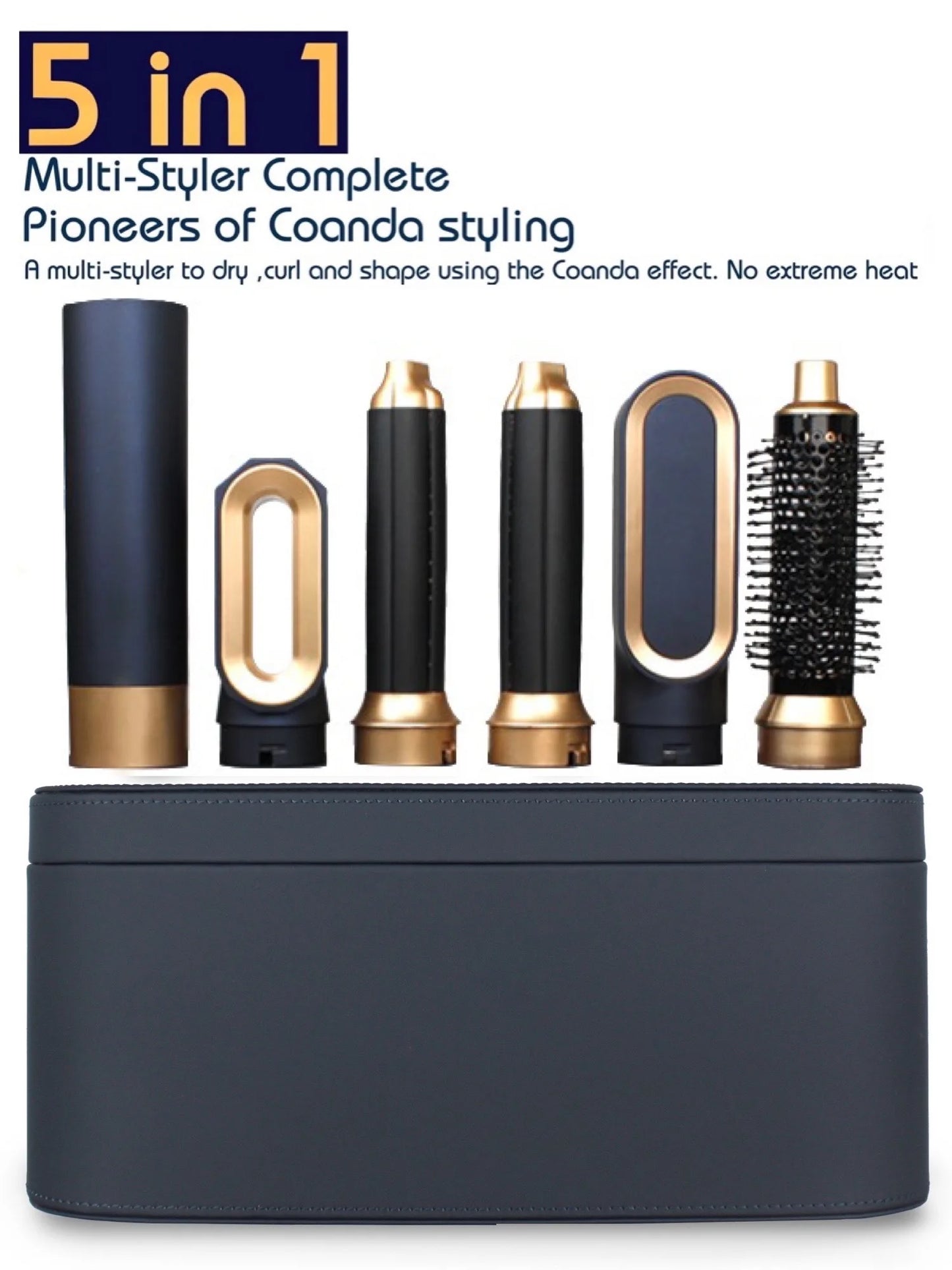 Новый фен для волос Multi Hair Styler 5 в 1 щипцы для завивки волос выпрямитель для волос с щеткой для волос фен для волос фен Multi Styler для волос