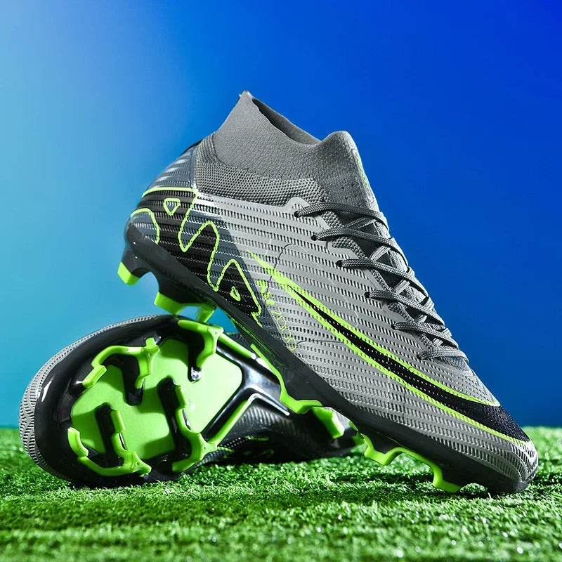 New Men Soccer Shoes Grass Training Futsal Top Quality Futsal Football Boots Cleats Non-Slip Lightweight Outdoor Football Shoes