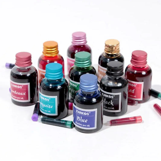 1 Bottle Pure Colorful 30ml Fountain Pen Ink Refilling Inks Stationery School High Quality Calligraphy Writing Fountain Pen Ink