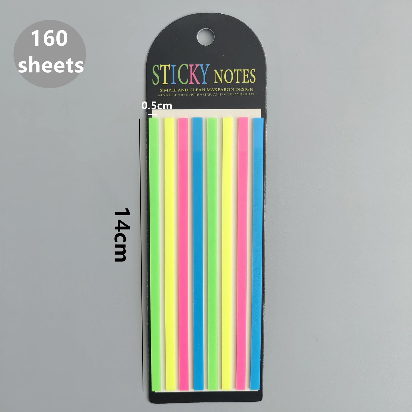 160 Sheets Transparent Sticky Notes Self-Adhesive Reading Annotation for Books Notepad Bookmarks  Memo Pad Index Tabs