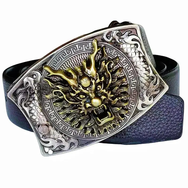 Men's Leather Belt for Self-defense and Multifunctional Waist Belt Belt for Men Luxury Gift Men’s Designer Belts