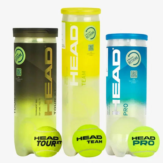 HEAD Professional Tennis 4B TEAM 3 Tour X  Training Ball T 3B Pro Match Balls High Elasticity Resistant Durable Excesice