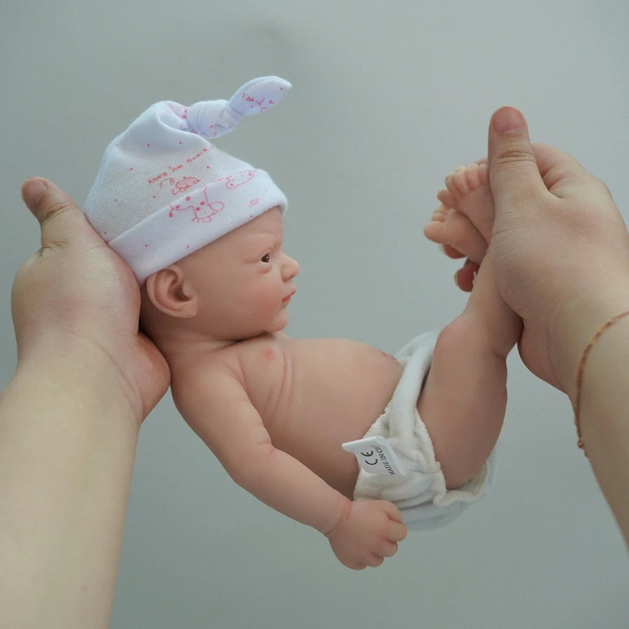 12" Micro Preemie Полнотелая силиконовая кукла-младенец Девочка "Луна" и Мальчик "Тоби" Реалистичная кукла-реборн Сюрприз Дети Антистресс