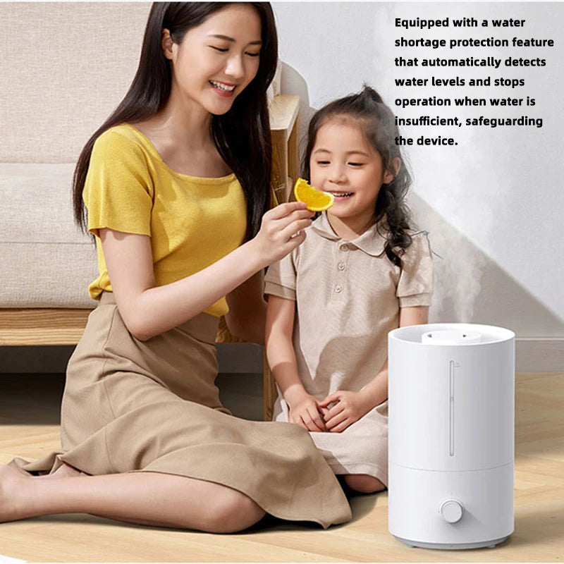 جهاز ترطيب الهواء Xiaomi Mijia Humidifier 2 بسعة 300 مل/ساعة وسعة كبيرة 4 لتر وصانع ضباب مع إضافة الماء والتحكم في الرطوبة في المنزل وصوت منخفض