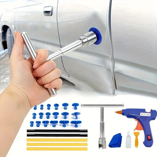 Car Dent Repair Tool Auto Body Part Mechanical Sheet Metal Paintless Dent Removal Puller Kit Hand Tools Kit Set