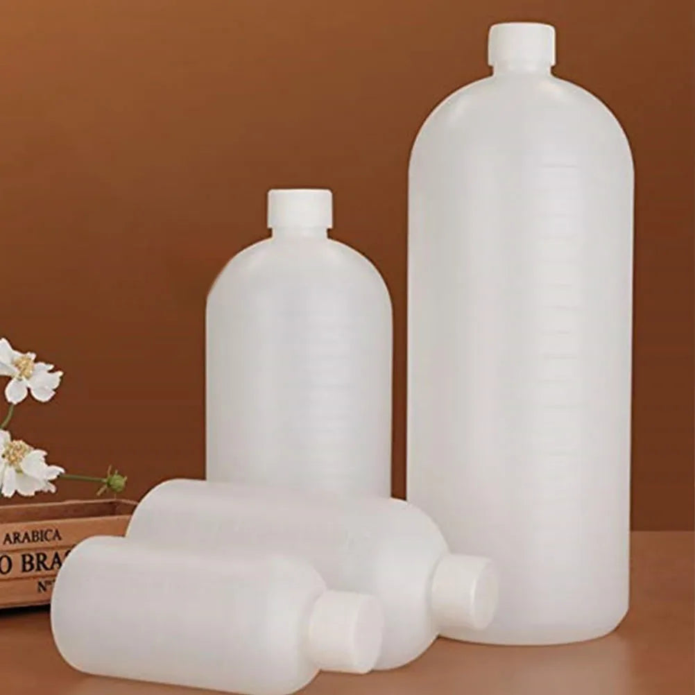 2pcs Chemical Reagent Bottles Clear Plastic Laboratory Sample Bottles Empty Liquid Bottles Refillable Jar 500ML 17x7.7x7.7cm