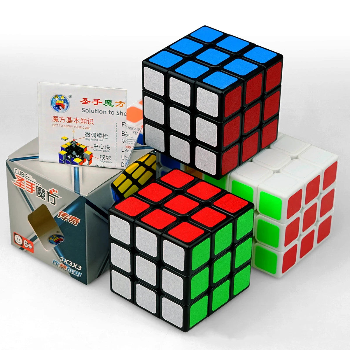 مكعبات سحرية احترافية 3x3x3 مكعبات سرعة أحجية Neo Cube 3x3 Cubo Magico ملصق ألعاب تعليمية للكبار للأطفال كهدية