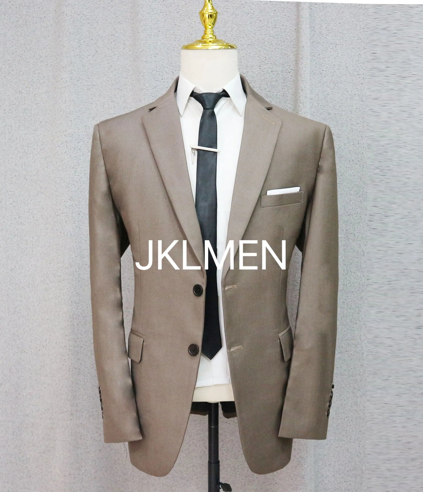 2023 Men's Suit   Handsome Casual 2 Piece Suit For Men Wedding Tuxedos Notched Lapel Groomsmen  Business  Prom Blazer