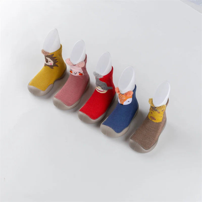 Spring and Fall Models of Children's Walking Shoes Floor Socks Infant Non-slip Soft Bottom Floor Shoes for Boys and Girls Indoor