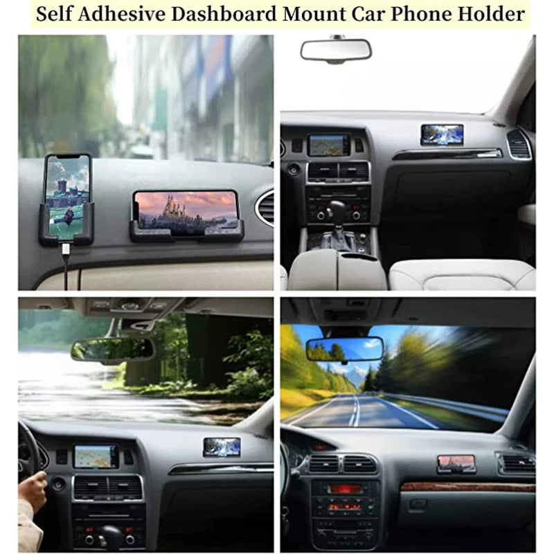 1-2Pair Self-Adhesive Dashboard Phone Mount Holder Car Phone Holder Universal Auto Gravity GPS Stand Rack Car Accessories