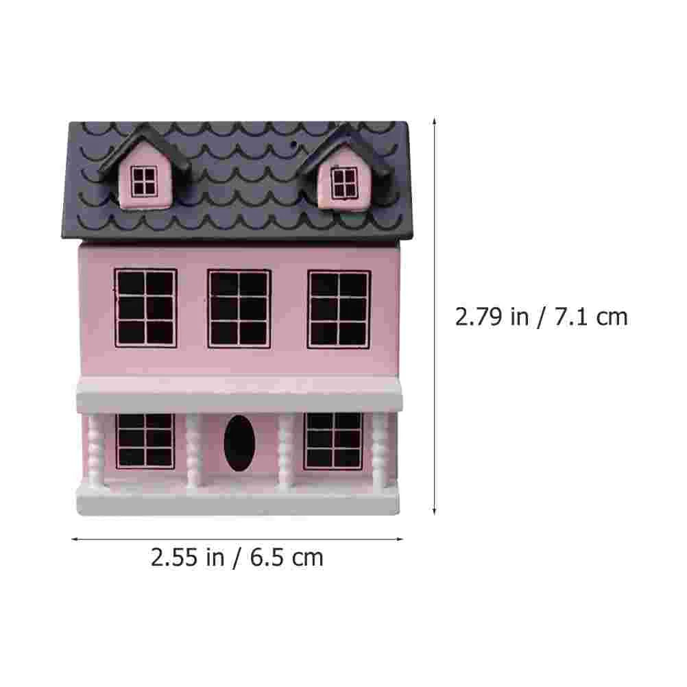 Villa Small House Prefabricated Miniature Kit Diy Dollhouse Houses Micro Landscape Decor Suite