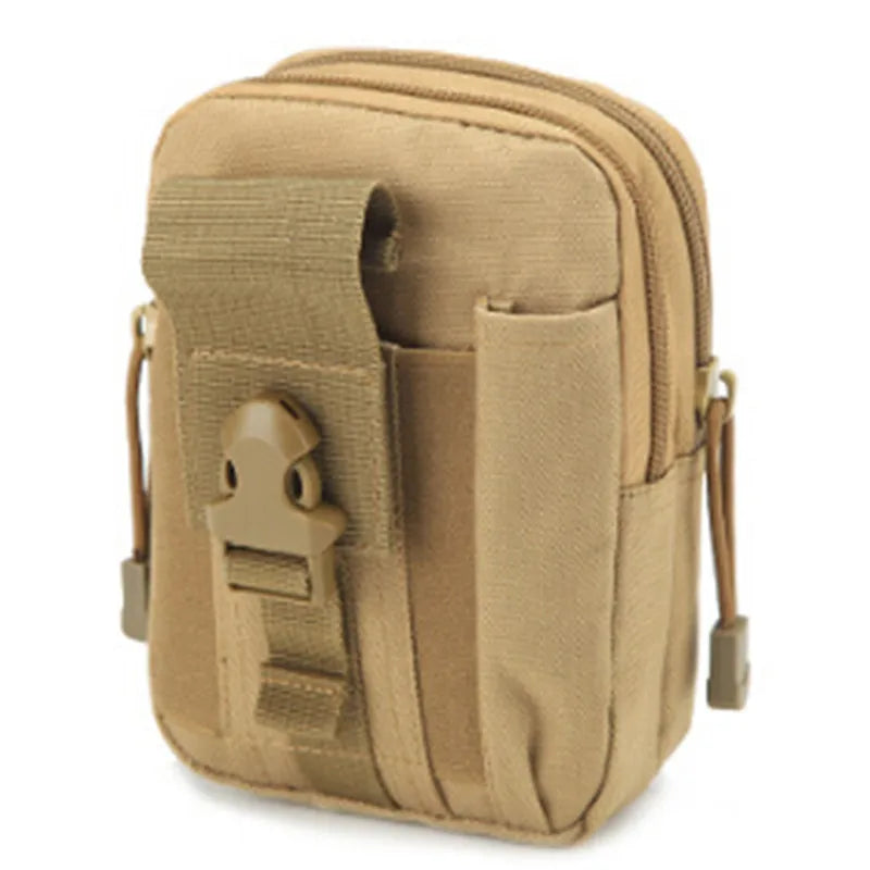 Outdoor Men Waist Pack Bum Bag Pouch Waterproof Tactical Military Sport Hunting Belt Molle Nylon Mobile Phone Bags Travel Tools