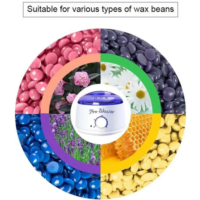 Аппарат для удаления волос на воске Умный профессиональный нагреватель воска Уход за кожей Парафин для рук, ног, тела, спа-машина для плавления воска