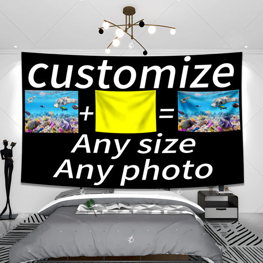 Custom Tapestry Natural Decompression Treatment Room Decoration Banner Background Flag Outdoor Decoration