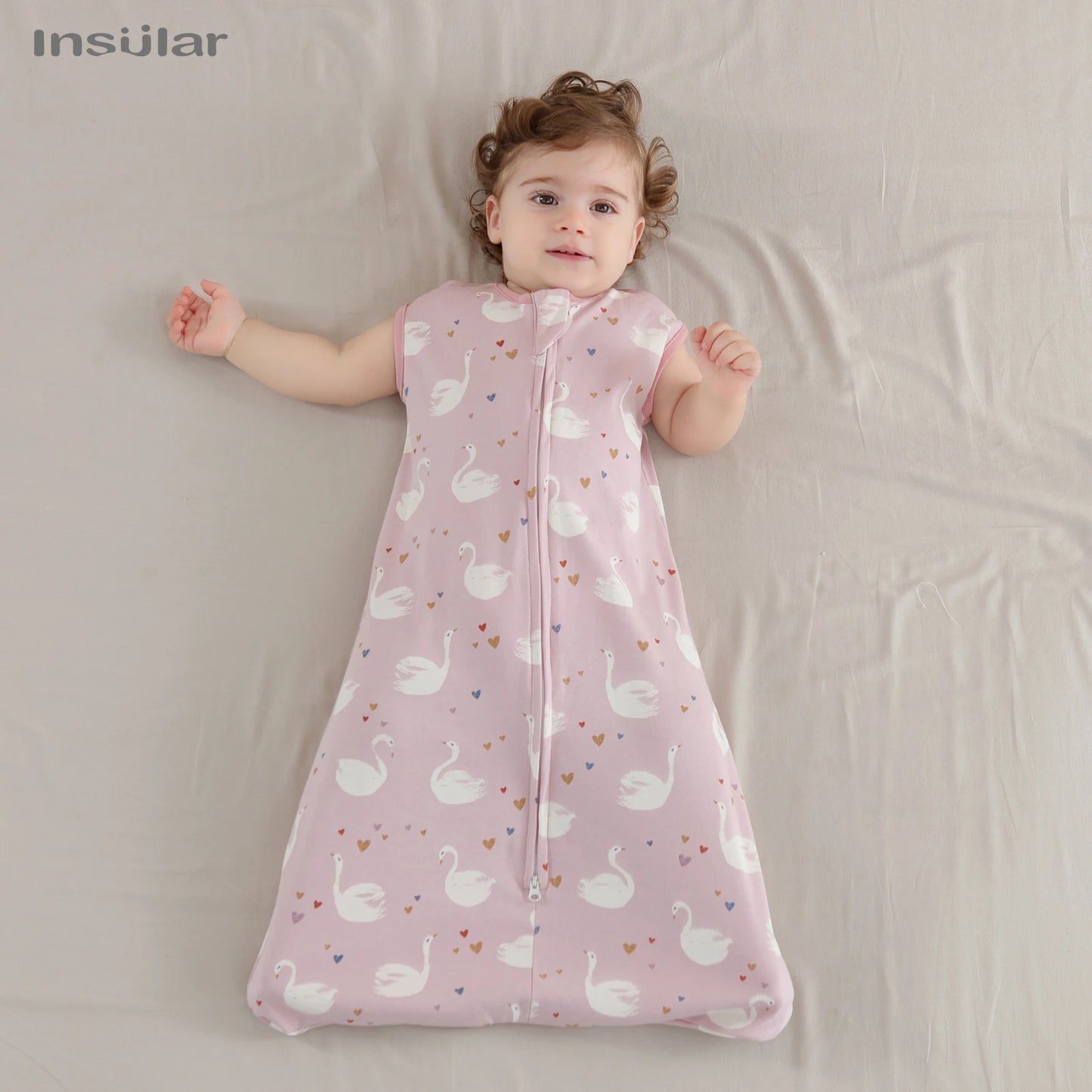 Sleeveless Vest Baby Sleeping Bag Cotton Thin Breathable Pajamas Anti-Kicking Cocoon for Newborn Envelope Sleep Sack Bedding