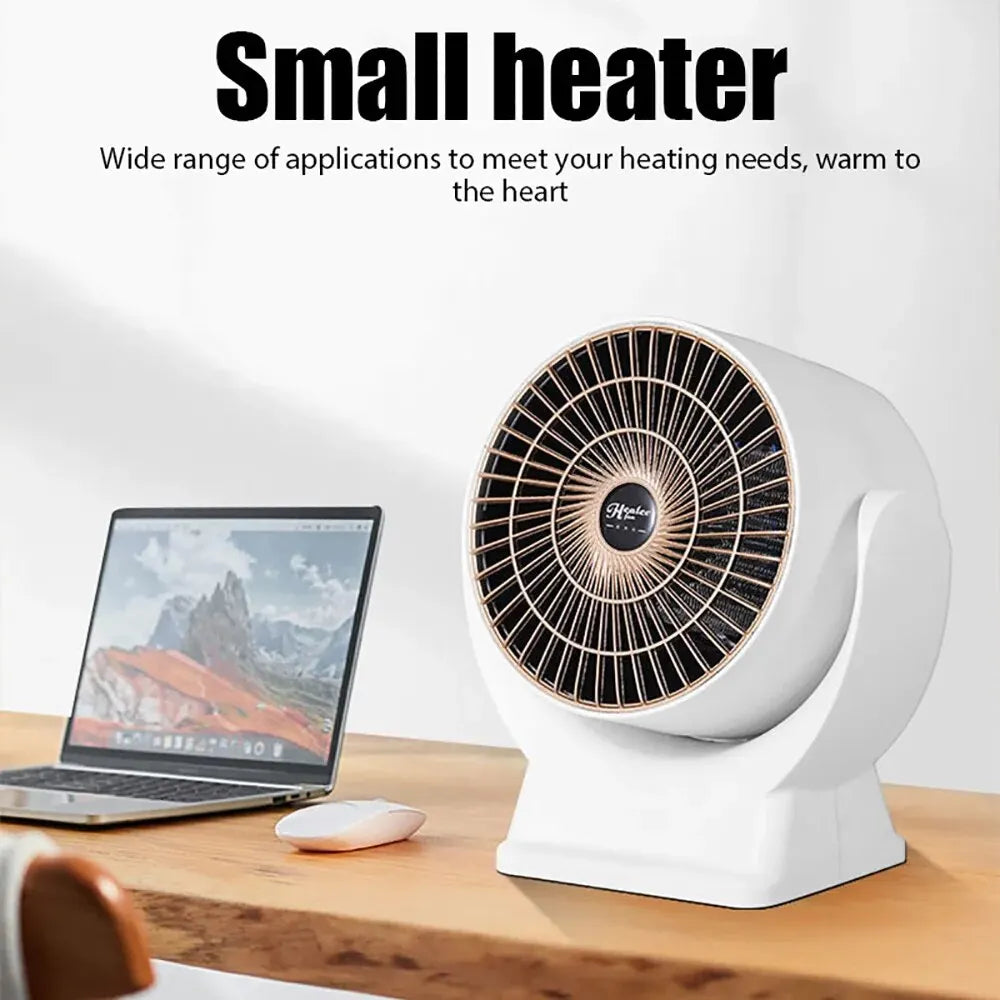 Portable Electric Heater Low Noise Air Heater Fast Heating Mini Desktop Fan Heater Winter Heating Warmer for Home Office Room