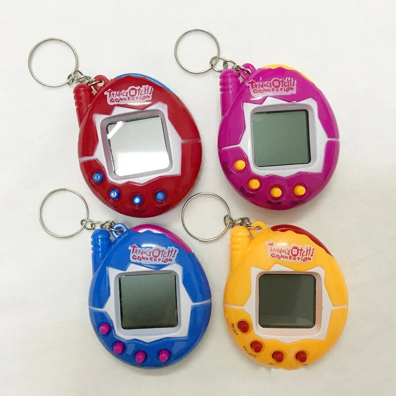 1PC Transparent Electronic Pets Tamagotchi Nostalgic 168 Pets In One Virtual Cyber Digital Nostalgic Funny Toys Pixel Funny Play