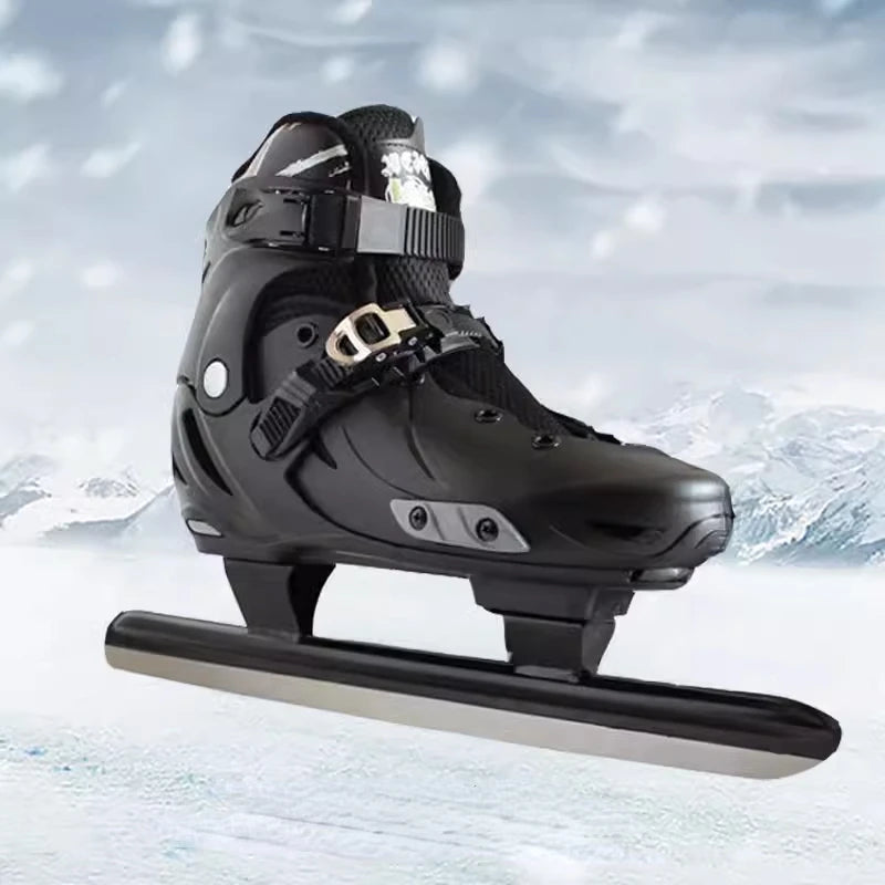 Ice Skating Shoes Speed Skating Size Adjustable Skating Shoes Winter Adult Child Thermal Warm Thicken Ice Figure Skates Shoes