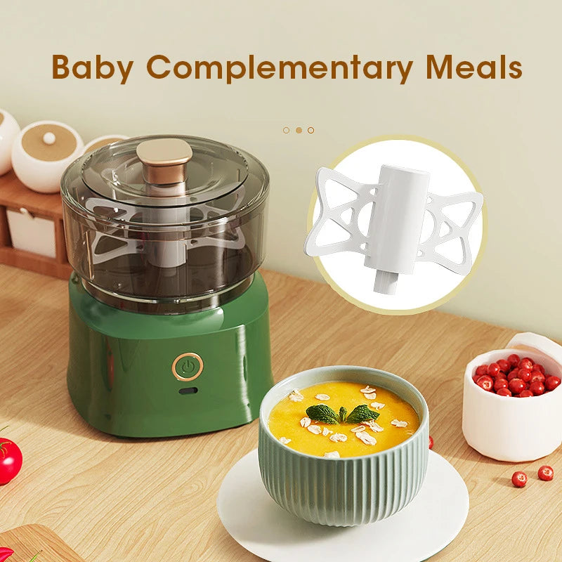 Baby Food Machine USB Electric Baby Foods Blender Maker Multicooker Solid Food Cooking Machine Grinder Mixer Steaming Cooking