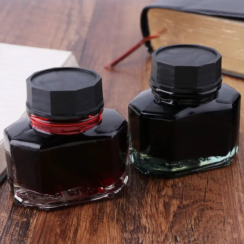 50ml Bottled Glass Smooth Writing Fountain Pen Ink Refill School Student Stationery Office Supplies 24BB