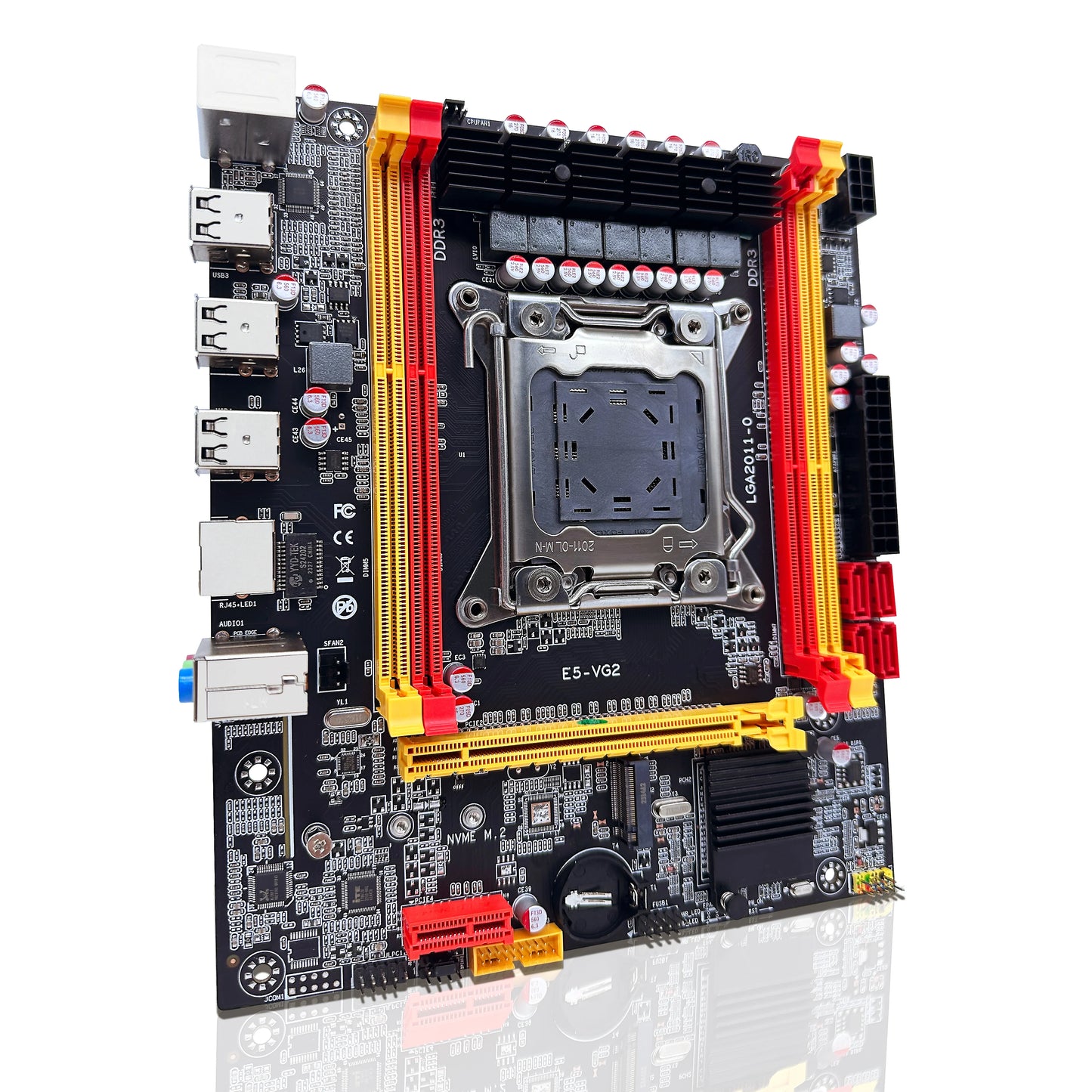 Комплект материнской платы ZSUS X79 VG2 с процессором Intel LGA2011 Xeon E5 2689 C2 DDR3 1*16 ГБ 1600 МГц ECC RAM память NVME M.2 SATA