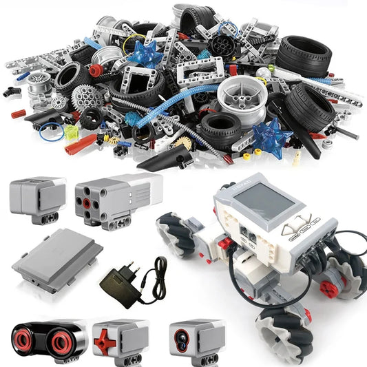 НОВЫЙ технический EV3 Mindstorms 45544 45560 цветной сенсорный гироскоп ультразвуковой датчик электронные детали DIY образовательный строительный блок игрушка