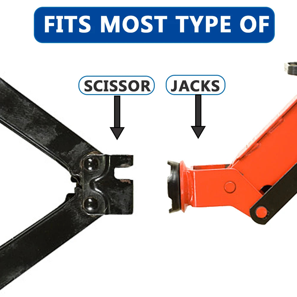 Wrench Tools Car Jacks Lifting Equipment Scissor Jack Adaptor Car Accessories Use with 1/2 Inch Drive or Impact