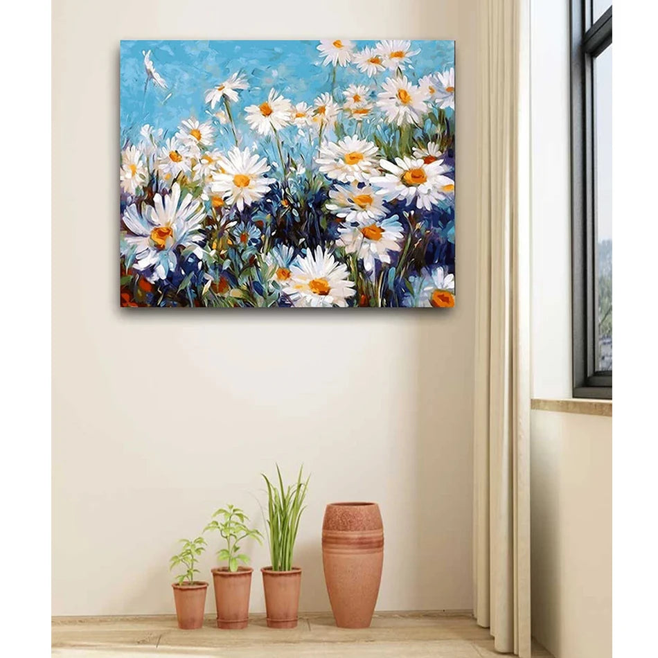 GATYZTORY 40×50CM DIY Painting By Numbers Landscape Picture Colouring Zero Basis HandPainted Oil Painting Unique Gift Home Decor