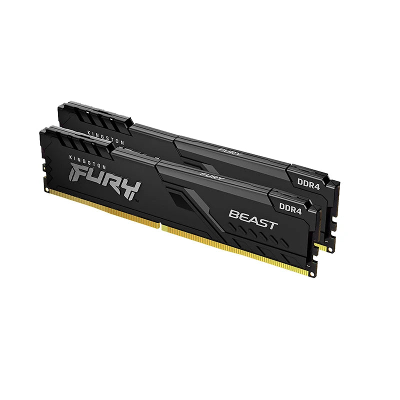 ذاكرة HyperX Fury DDR4 سعة 8 جيجابايت و16 جيجابايت و32 جيجابايت وذاكرة وصول عشوائي 3600 ميجاهرتز و3200 ميجاهرتز و2666 ميجاهرتز و2400 ميجاهرتز و2133 ميجاهرتز وذاكرة وصول عشوائي لسطح المكتب 1.2 فولت DIMM PC-21300 25600