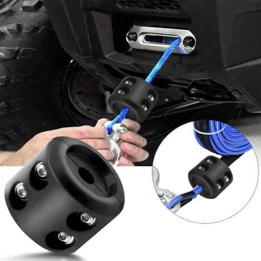 Car modification accessories winch hook stopper cable protector rubber plug for off-road vehicles