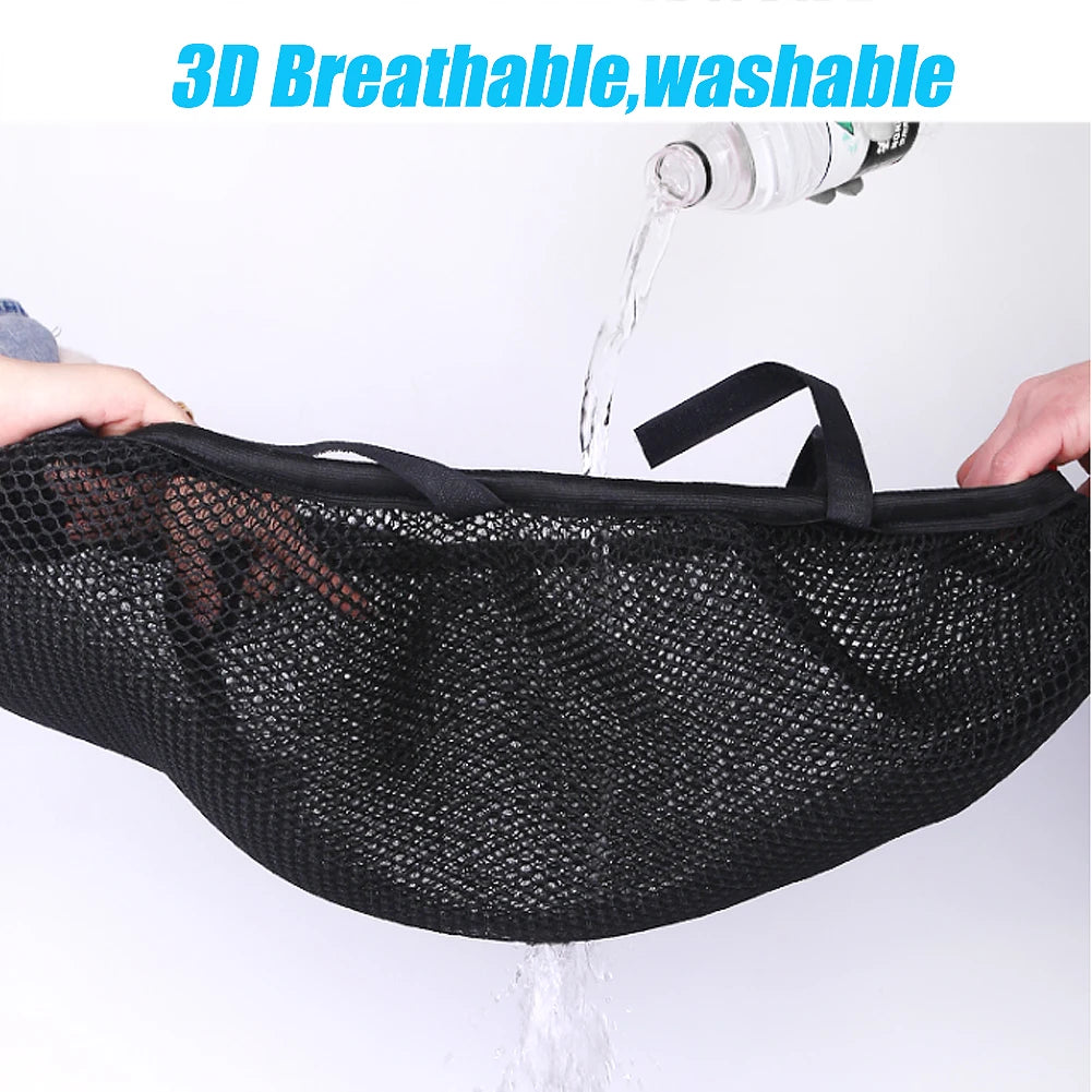 Motorcycle Accessories Anti-Slip 3D Mesh Fabric Seat Cover Breathable Waterproof Cushion For Honda CB500X CB500 X CB 500 X