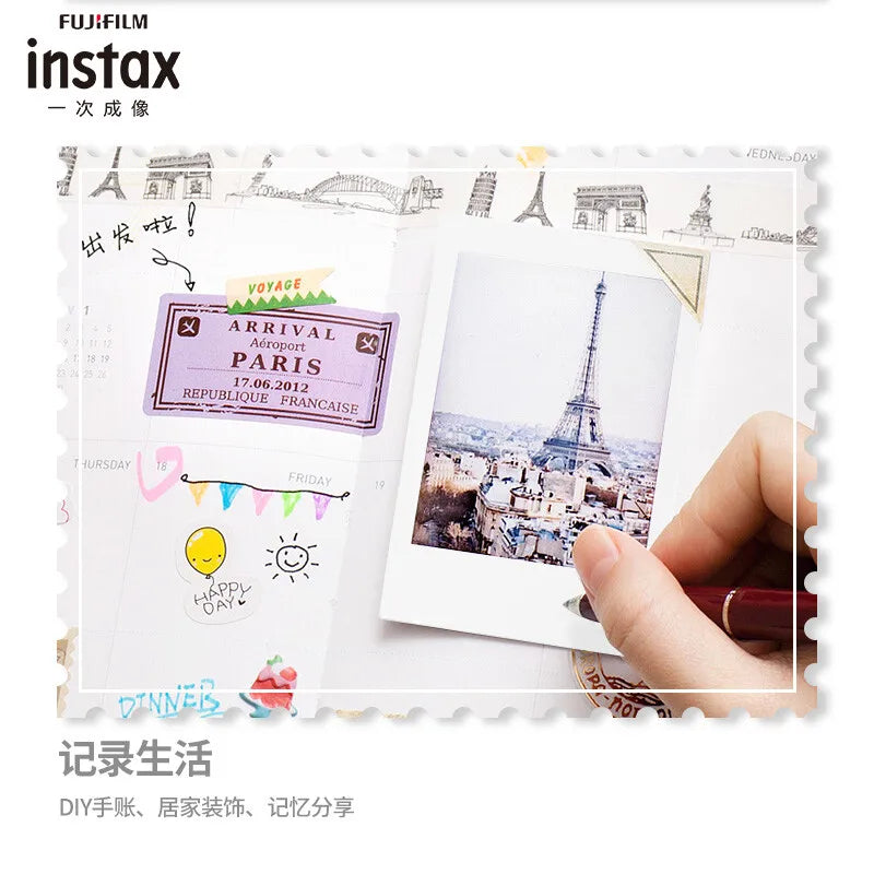 10-200 листов Fuji Fujifilm Instax Mini 11 Film White Edge Photo Paper Fcamera с печатью для мгновенной камеры Mini 9 8 12 25 50s