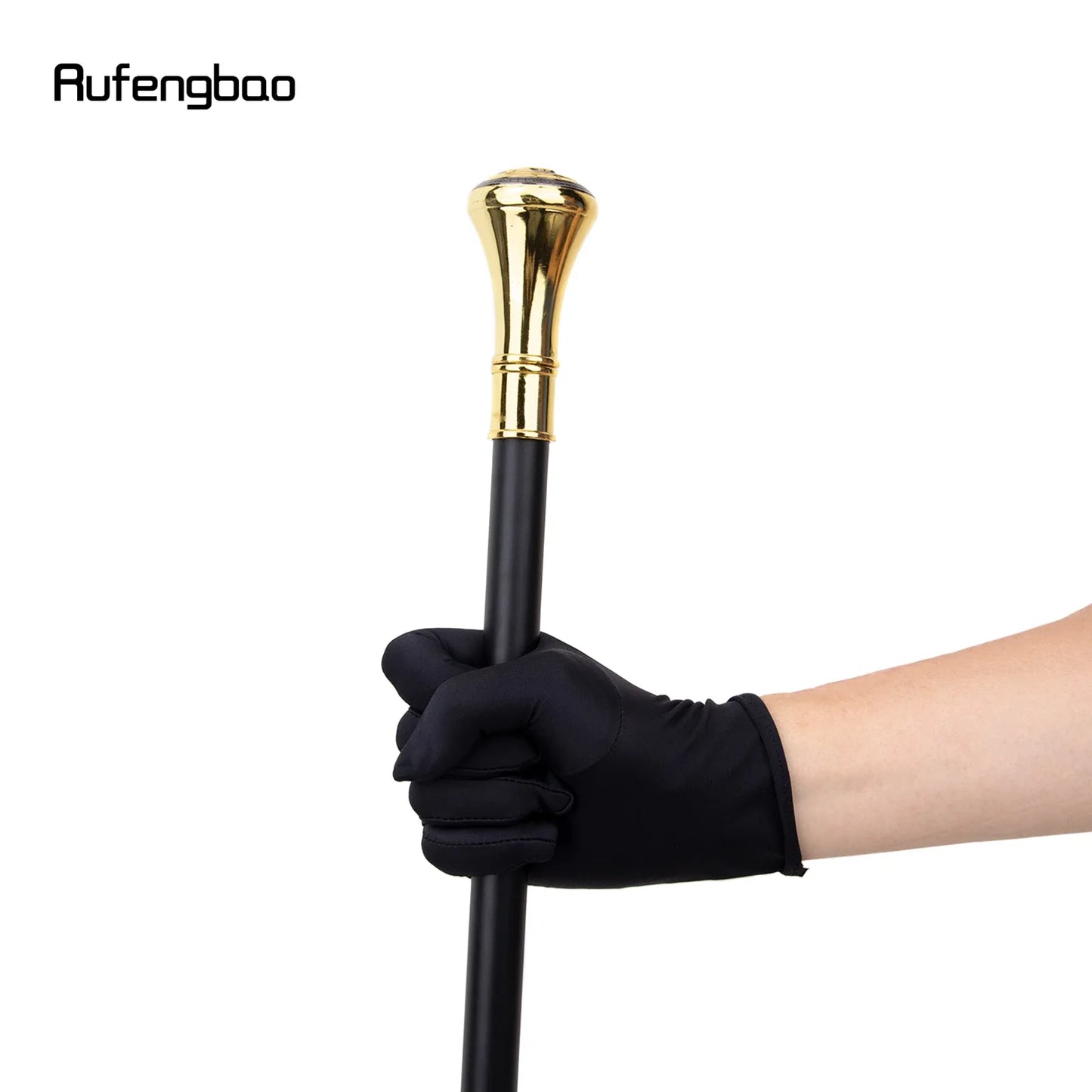 Golden Freemasonry Freemasons VG Totem Relief Walking Cane Fashion Walking Stick Gentleman Crosier Knob Walking Stick 93cm