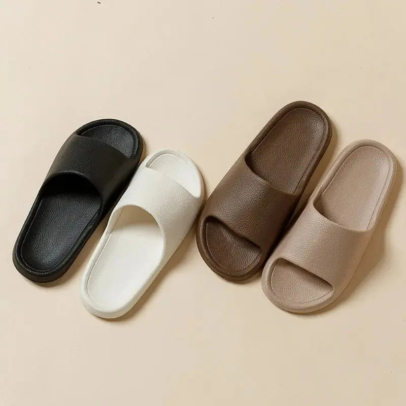 EVA Men Sandals Flip Flops Man Slippers Solid Color Simple Non-slip Soft Sole Comfortable Shower Slippers Outdoorf Couple Shoes