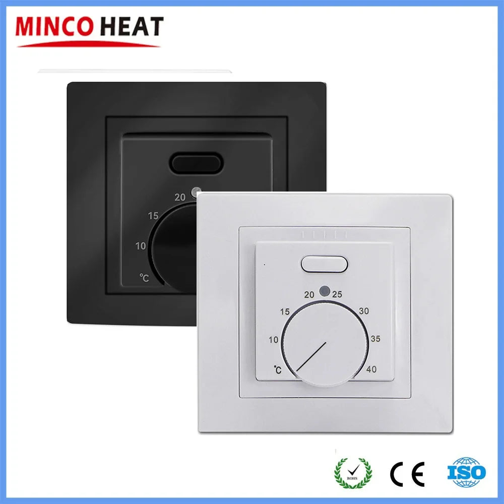 MINCO HEAT Electric MK05 Room Termostat 220V 16A Temperature Controller for Underfloor Heating System